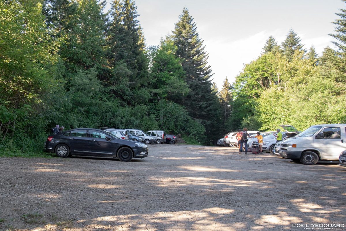 Parking Pré Raymond - Belledonne Isère Alpes France