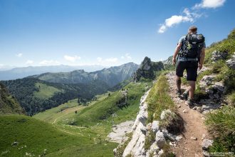 Randonnée Pointe d'Arcalod Massif des Bauges Savoie Alpes France Paysage Montagne - Mountain Landscape French Alps Outdoor Hike Hiking