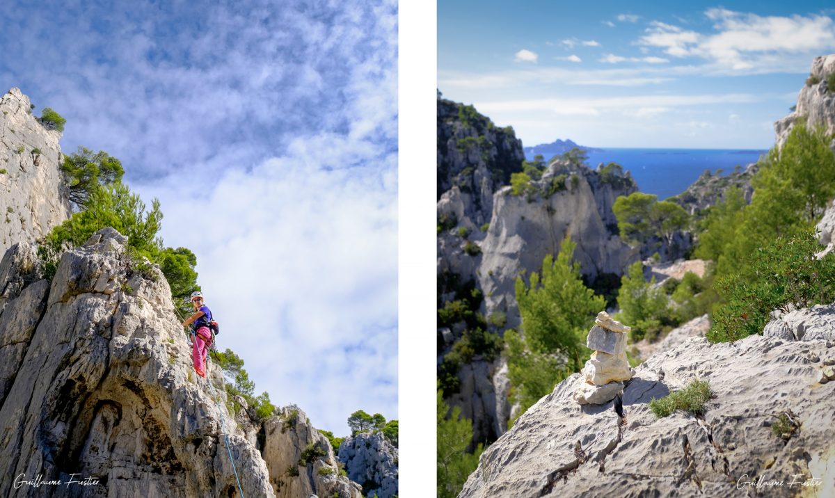 Escalade dans les Calanques : Calanque d’En-Vau, Cassis Bouches-du-Rhône Provence-Alpes-Côte d'Azur France - Rock Climbing Outdoor