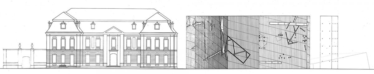 Plan Architecture Musée Juif de Berlin Allemagne - Jüdisches Museum Deutschland Germany Jewish Museum - Architecte Daniel Libeskind ©