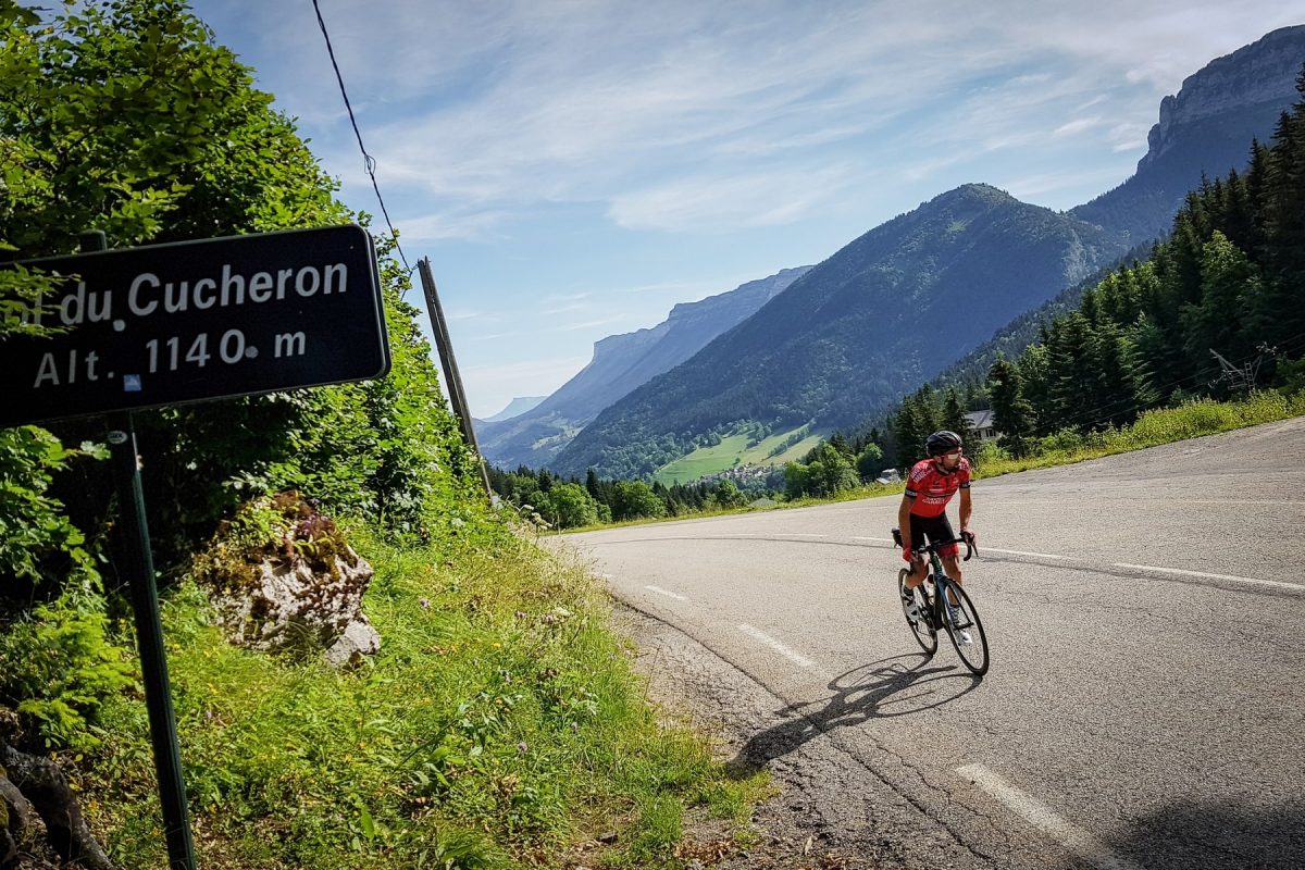 Cyclisme vélo Col du Cucheron Massif de la Chartreuse Isère Alpes France - Paysage Montagne Outdoor French Alps Mountain Landscape road bike