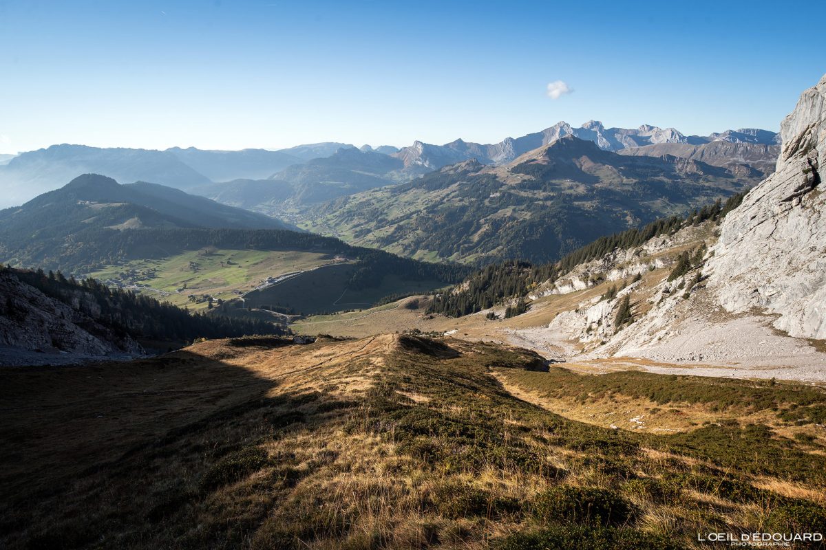 Combe du Grand Crêt Chaine des Aravis Haute-Savoie Alpes France Montagne Paysage Montagne Nature Outdoor French Alps Mountain Landscape Hike Hiking