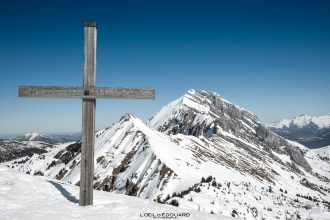 Ski de Randonnée Roc des Tours Aiguille Verte Pic de Jallouvre Chaine du Bargy Massif du Bornes Haute-Savoie Alpes France Paysage Montagne Hiver Neige Outdoor French Alps Mountain Landscape Winter Snow Ski touring