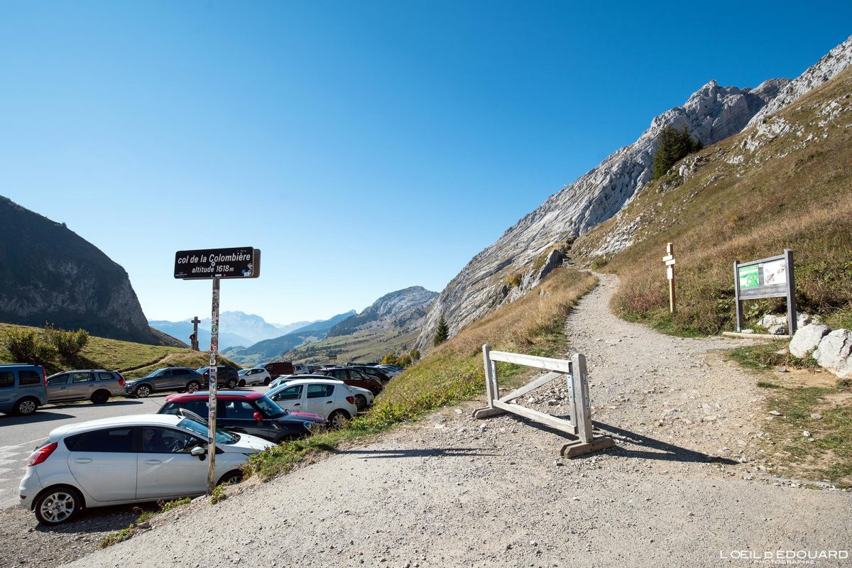 Sentier de Randonnée Col de la Colombière Chaine du Bargy Massif des Bornes Haute-Savoie Alpes France Paysage Montagne Nature Outdoor French Alps Mountain Hike Hiking Trail