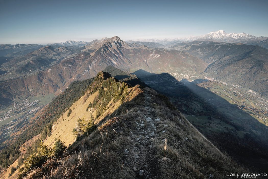Randonnée Dent de Cons Massif des Bauges Savoie Alpes France Sentier Crête Randonnée Montagne Paysage Nature Outdoor French Alps Mountain Landscape Hike Hiking Trail
