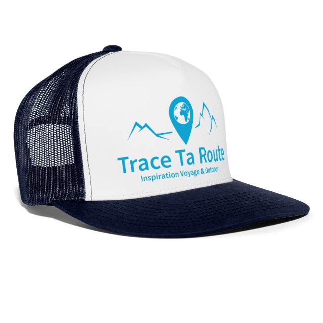Casquette logo Trace Ta Route blog voyage & outdoor montagne - Mountain cap design