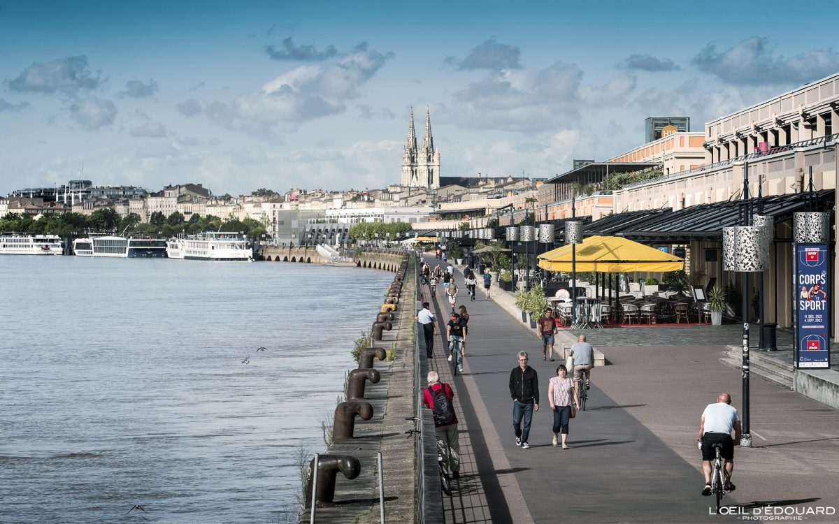 Garonne Quai de Bacalan Bordeaux Gironde Aquitaine France Tourisme Vacances - Visit France Travel Holidays Europe River