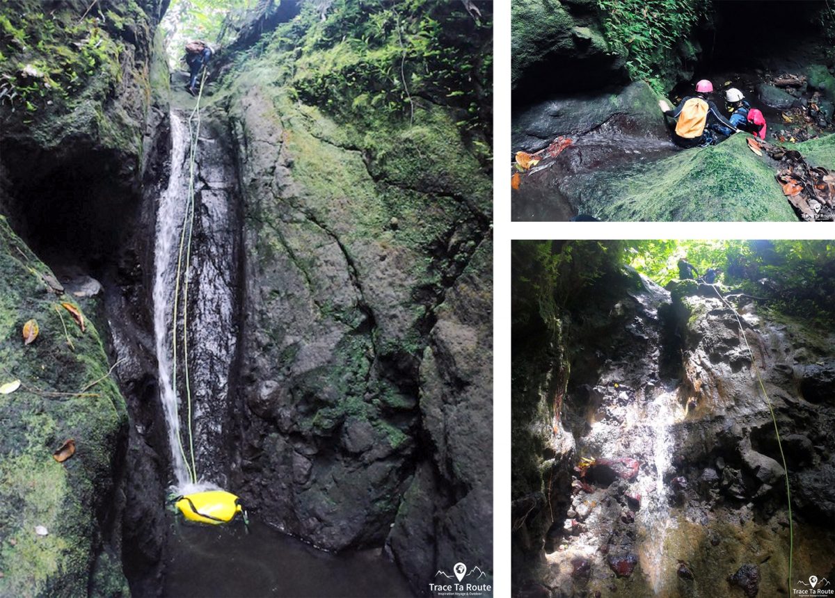 Randonnée Aquatique Rappel Canyoning Gorges de la Falaise Ajoupa Bouillon Martinique Cascade Rivière Nature Outdoor Waterfall River