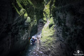 Randonnée Aquatique Canyoning Gorges de la Falaise Ajoupa Bouillon Martinique Rivière Nature Outdoor River Hiking Water