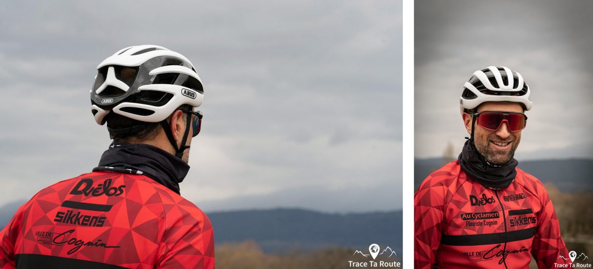 Test Casque de Vélo de Route Abus AirBreaker Cyclisme Bicycle Outdoor Sport Cyclism Road Bike Helmet Review Biking