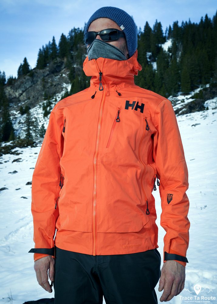 Test veste Helly Hansen Odin 9 Worlds Infinity Shell Jacket Review outdoor mountaineering hiking winter mountain snow - Veste imperméable randonnée alpinisme montagne hiver neige