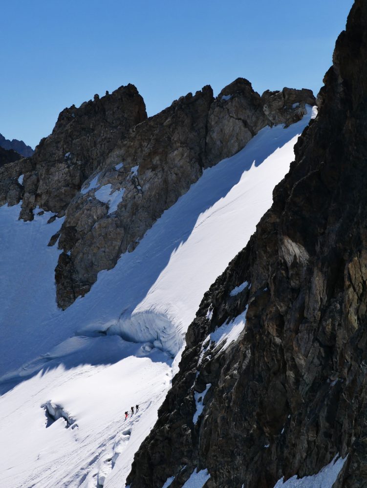 Rando glaciaire 2 Alpes, alpinistes
