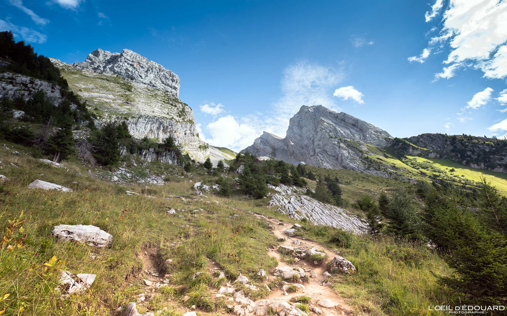 Combe de Paccaly Chaîne des Aravis Haute-Savoie Alpes France Randonnée Montagne Paysage Nature Outdoor French Alps Mountain Landscape Hike Hiking Trail