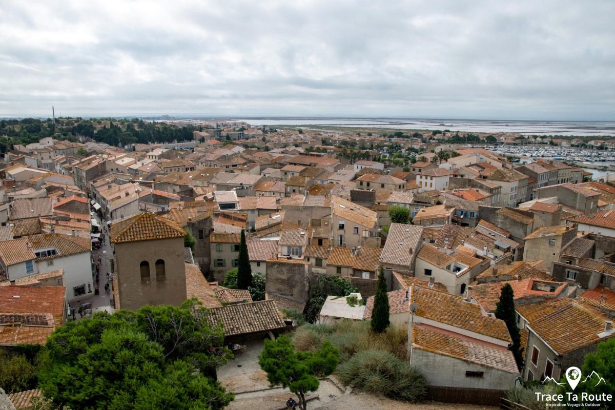 Gruissan depuis la tour Barberousse Aude Occitanie France Paysage - City view Cityscape
