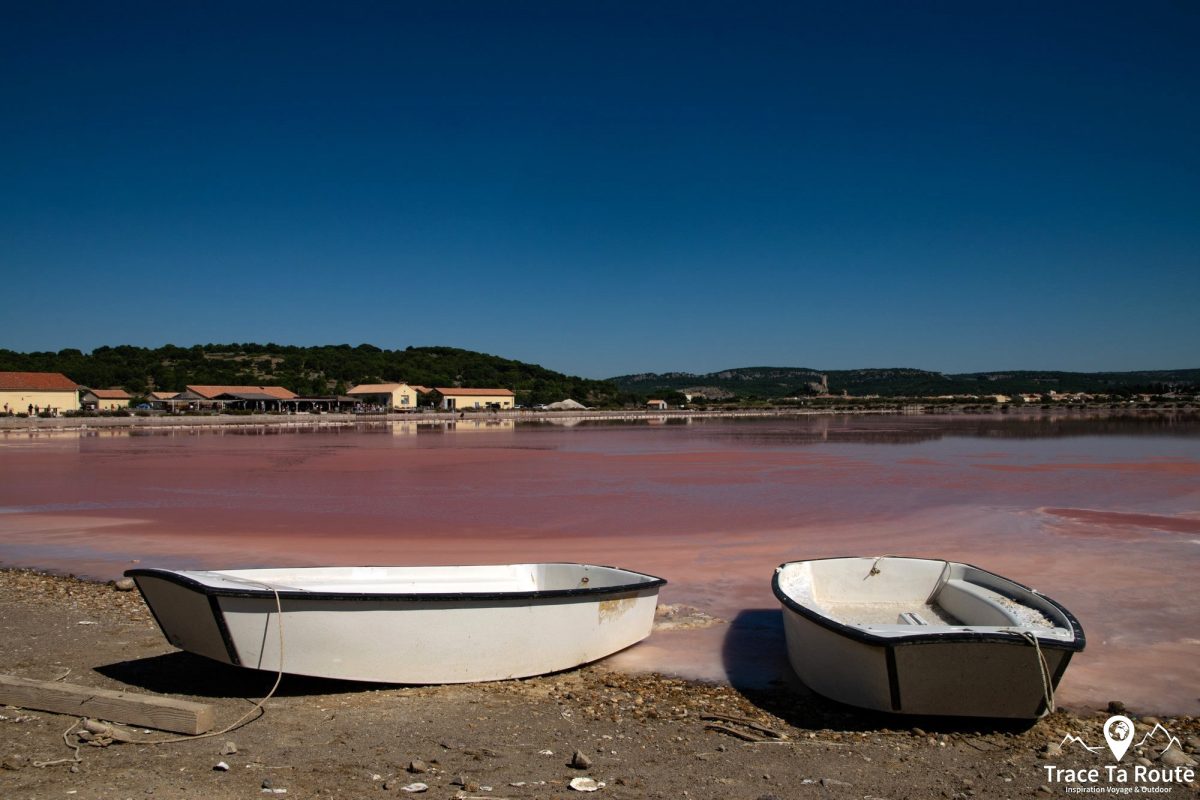 Salin de Gruissan Étang de Bages-Sigean autour de Narbonne Aude Occitanie France Paysage - Outdoor Landscape boats