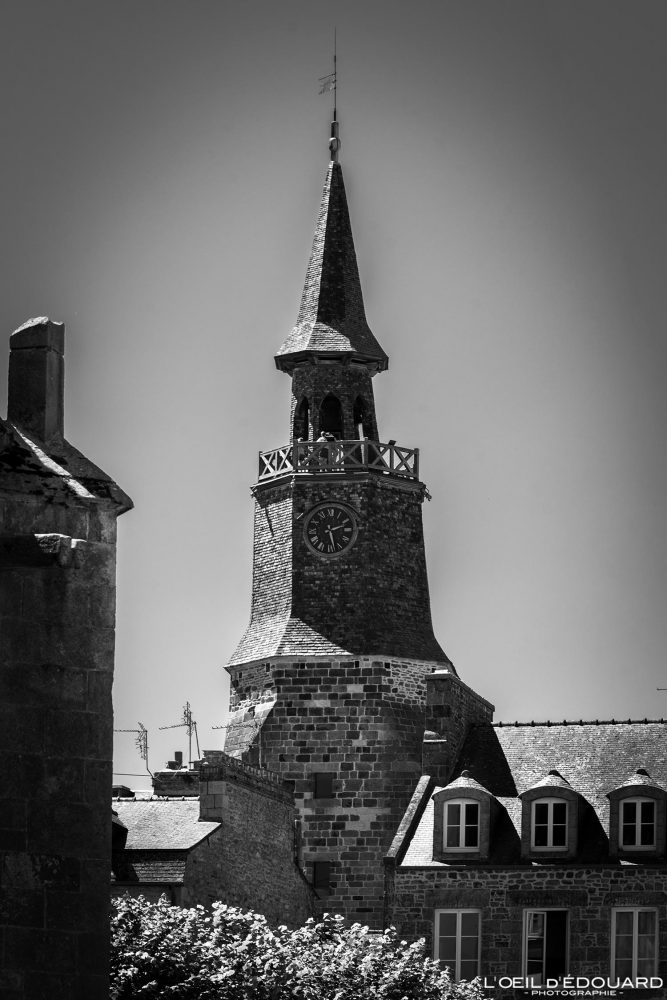 Tour de l'Horloge Dinan Bretagne Visit France Tourisme Vacances Cité Médiévale - Holidays Travel French Brittany City View Tower Architecture Photography