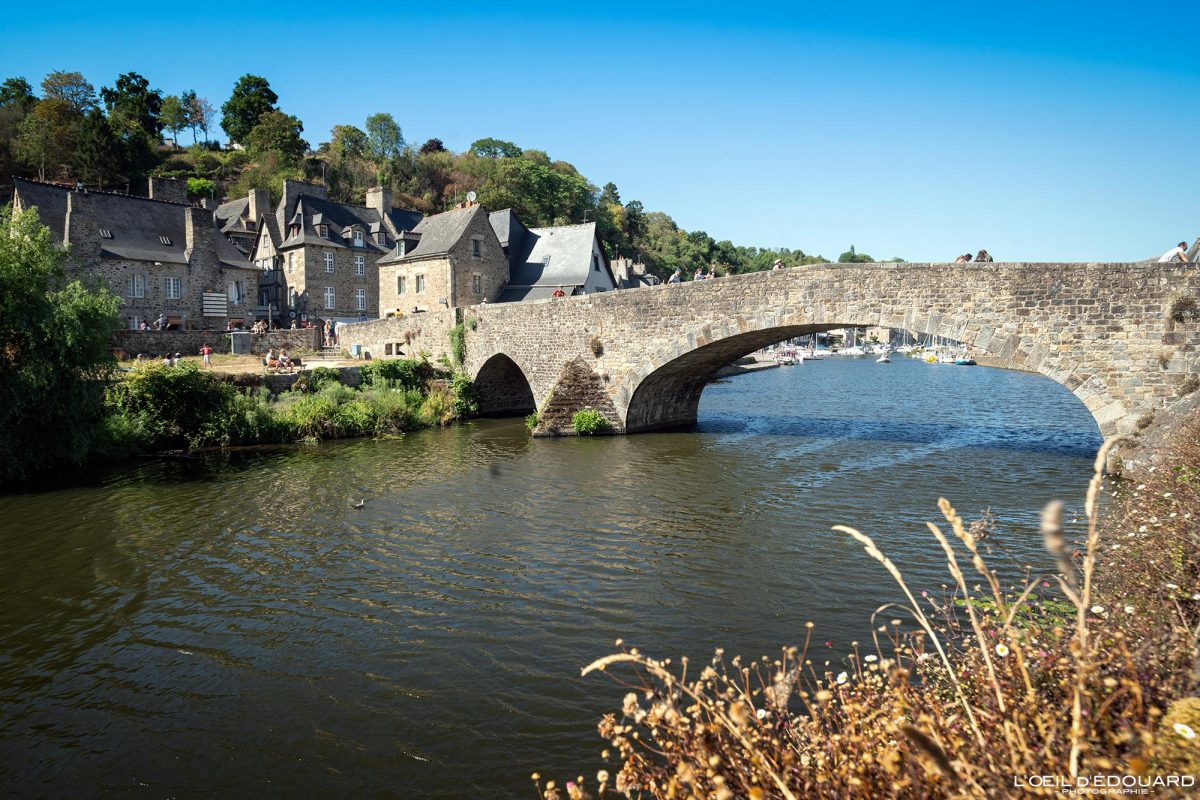 Pont en pierre rivière La Rance Dinan Bretagne Visit France Tourisme Vacances - Holidays Travel French Brittany Bridge river Landscape Photography