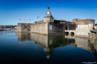 Ville close Concarneau Finistère Bretagne Visit France Tourisme Vacances - Holidays Travel French Brittany City View Fortress