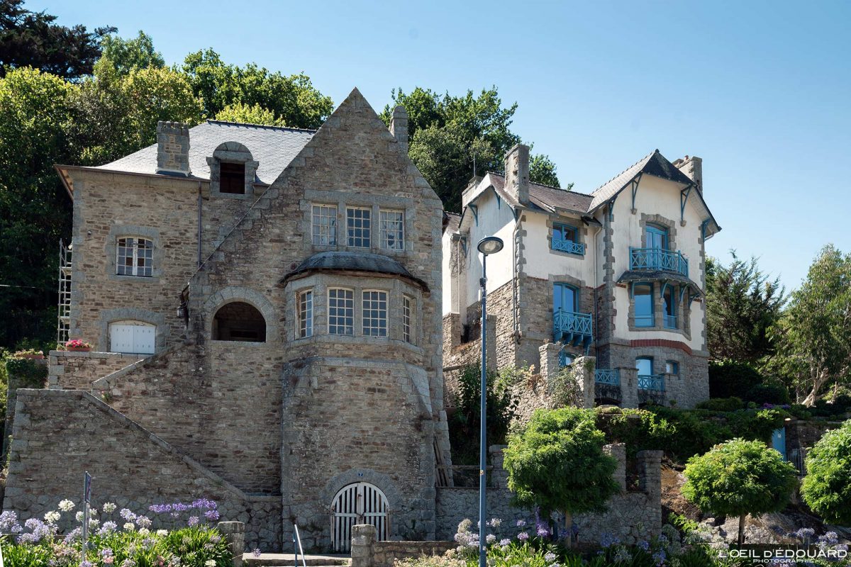 Maisons Pont-Aven Finistère Bretagne Visit France Tourisme Vacances - Holidays Travel French Brittany City View Houses Architecture