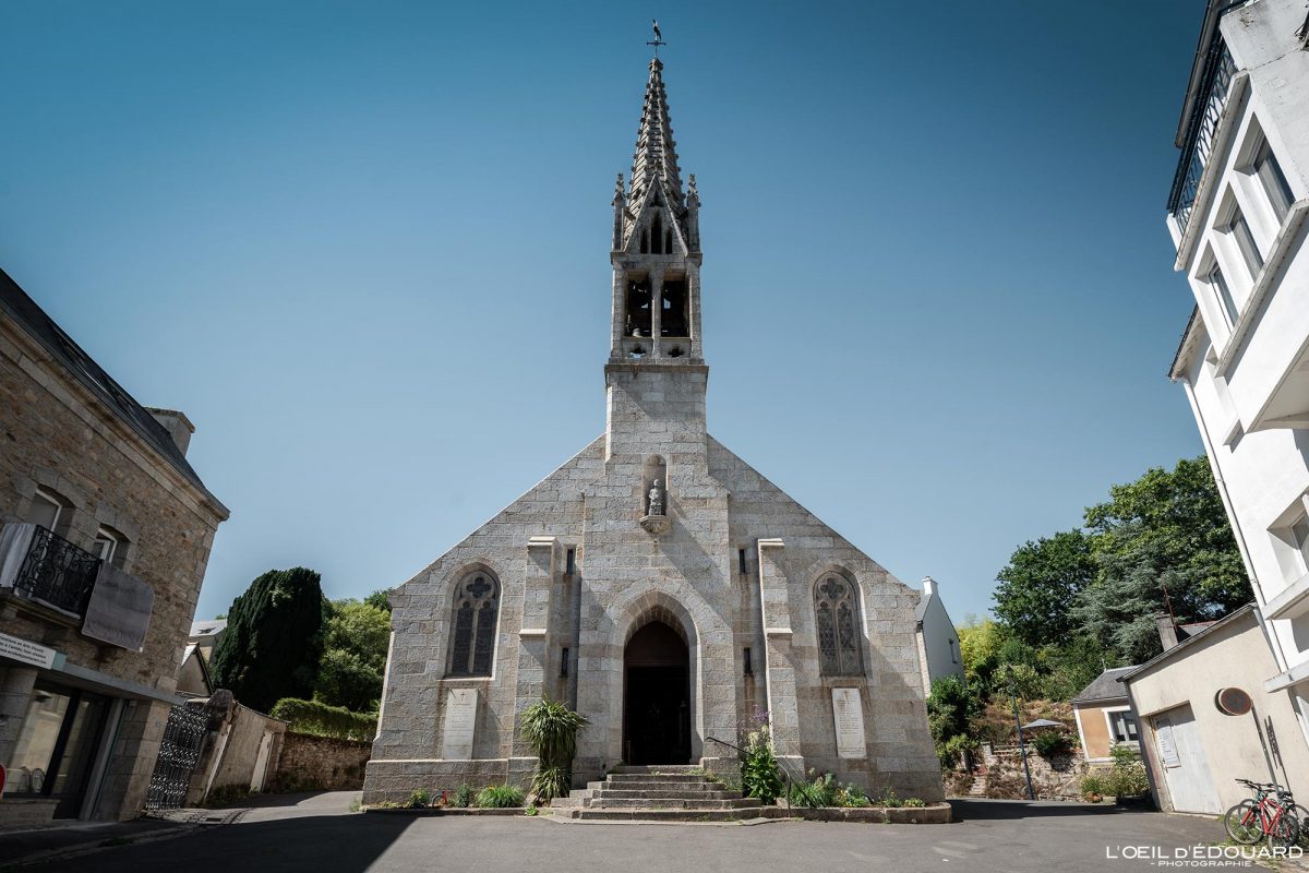 Église Saint-Joseph Pont-Aven Finistère Bretagne Visit France Tourisme Vacances - Holidays Travel French Brittany City View Religion Church Architecture
