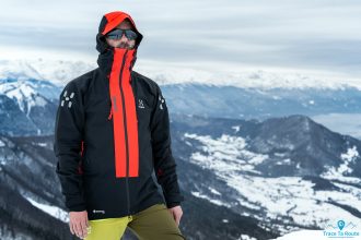 Test veste Haglöfs L.I.M ZT Mountain Gore-Tex Pro Jacket Review outdoor mountaineering skiing mountain skiing snow winter - veste alpinisme ski de randonnée montagne hiver neige