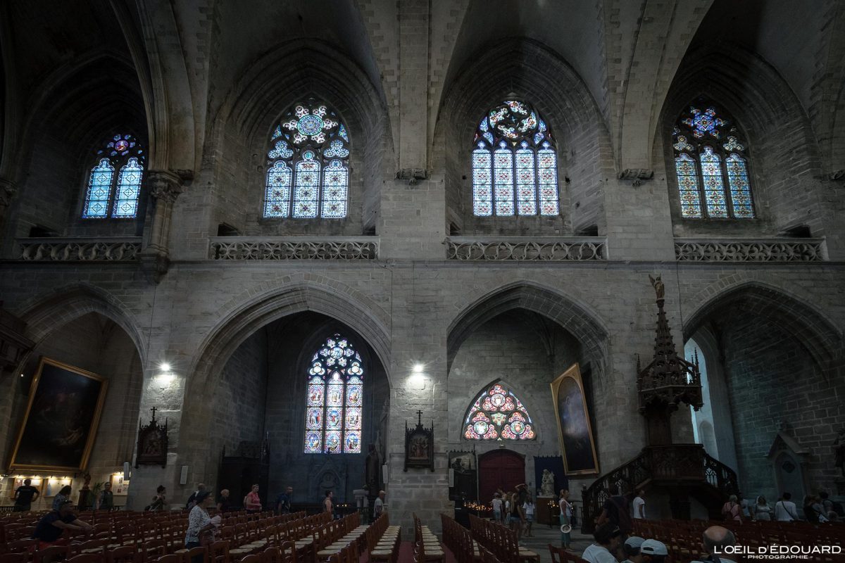 Vitraux Cathédrale Saint-Pierre Vannes Morbihan Bretagne Visit France Tourisme Vacances - Holidays Travel French Brittany Religion Church Architecture Néogothique
