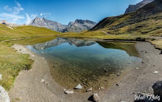 Bellecombe Vélo de Route Plan du Lac Haute Maurienne Savoie Cyclisme Alpes France - Paysage Montagne Outdoor French Alps Mountain Landscape road bike