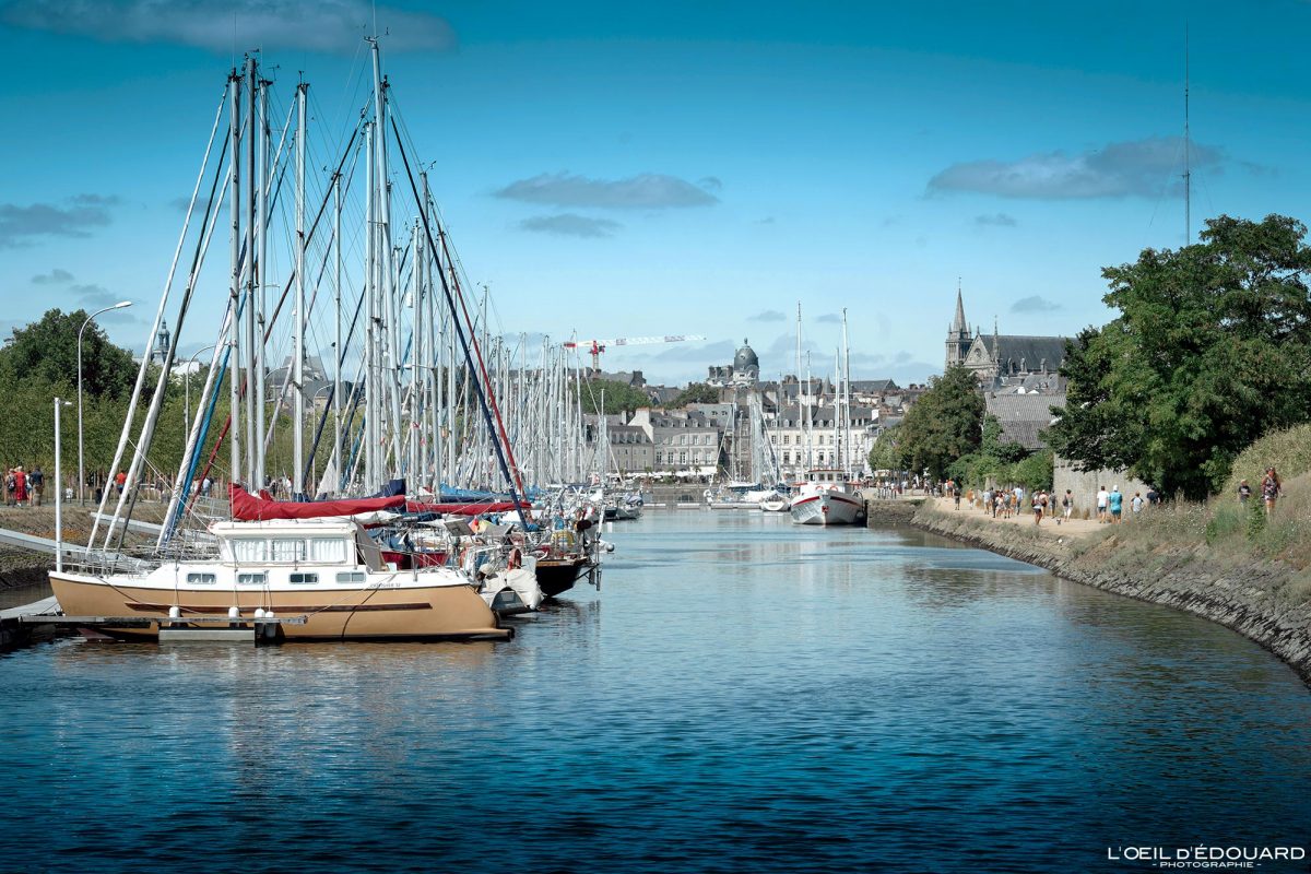 La Marle Port de Vannes Morbihan Bretagne Visit France Tourisme Vacances - Holidays Travel French Brittany River Boats bateaux