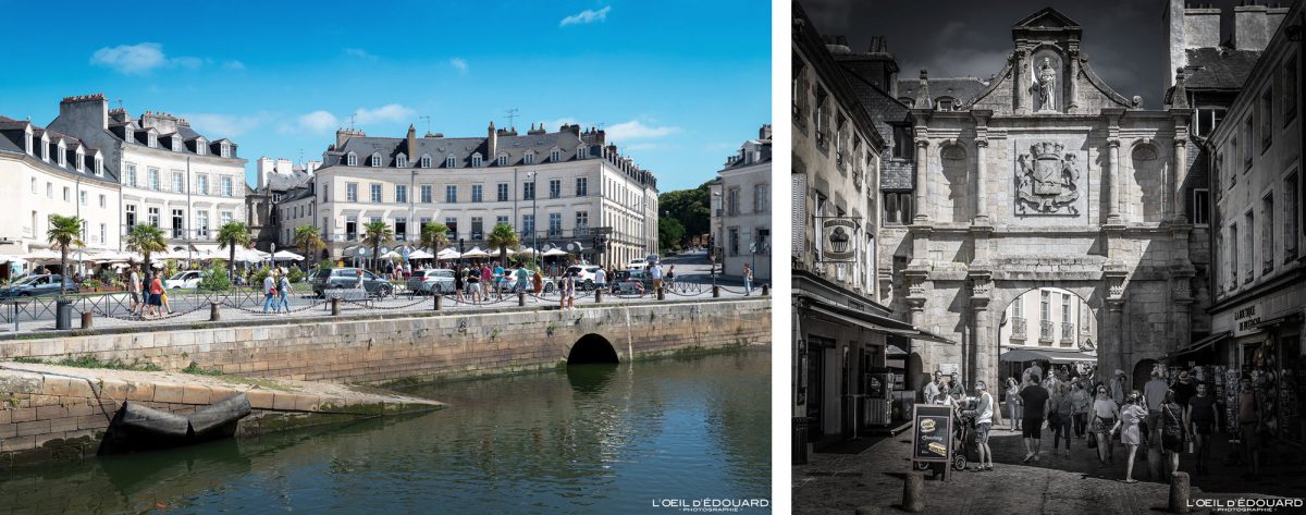 Place Gambetta Porte Saint-Vincent Vannes Morbihan Bretagne Visit France Tourisme Vacances - Holidays Travel French Brittany Architecture