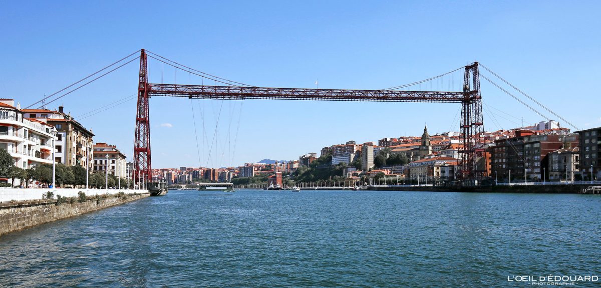Pont Vizcaya Getxo Bilbao Tourisme Pays Basque Voyage Espagne - puente Colgante Bizkaia Getxo Bilbao Euskadi Espana - Visit Spain Bridge