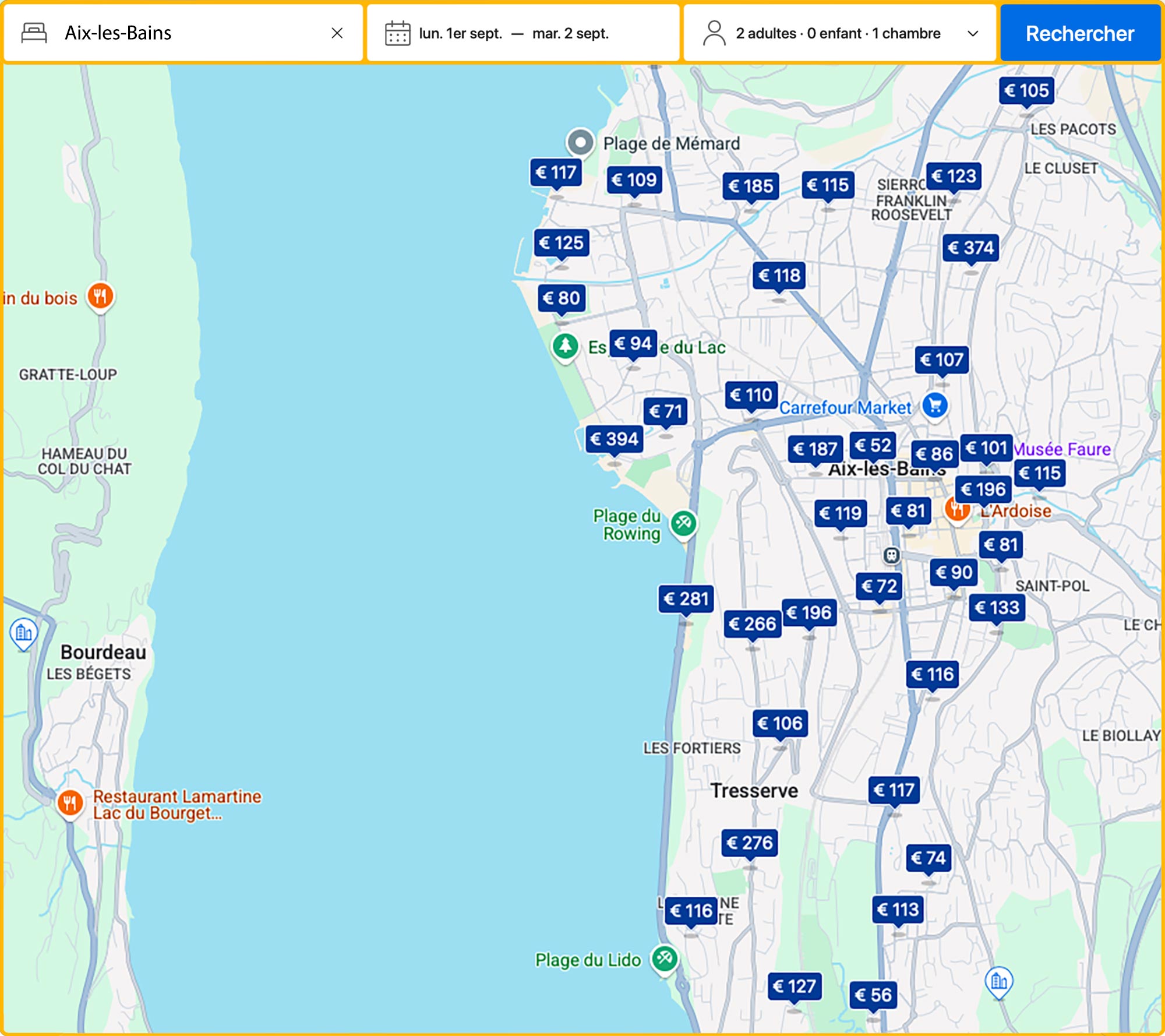 Booking - Réserver un hôtel à Aix-les-Bains, Savoie France - Blog Voyage Trace Ta Route