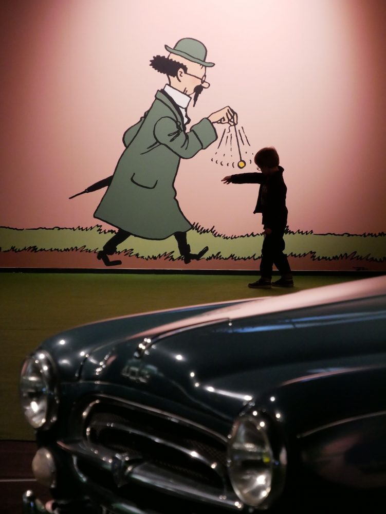 Exposition En voiture avec Tintin, Musée automobile Mulhouse