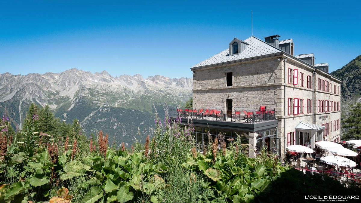 Grand Hôtel du Montenvers Chamonix Massif du Mont-Blanc Haute-Savoie Alpes Visit France Tourisme Paysage French Alps Mountain Landscape Sea of Ice