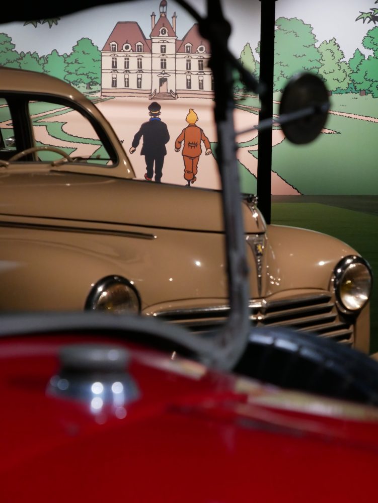 musée de l'Automobile mulhouse, expo tintin