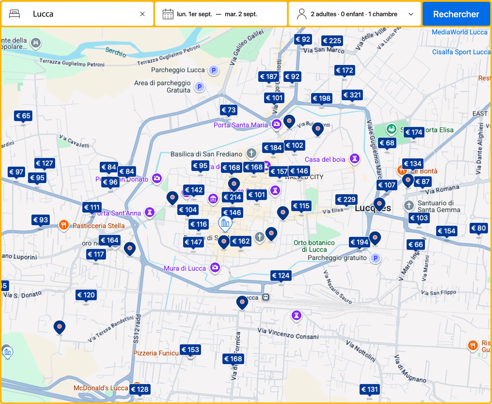 Booking - Réserver un hôtel à Lucques, Italie - Blog Voyage Trace Ta Route