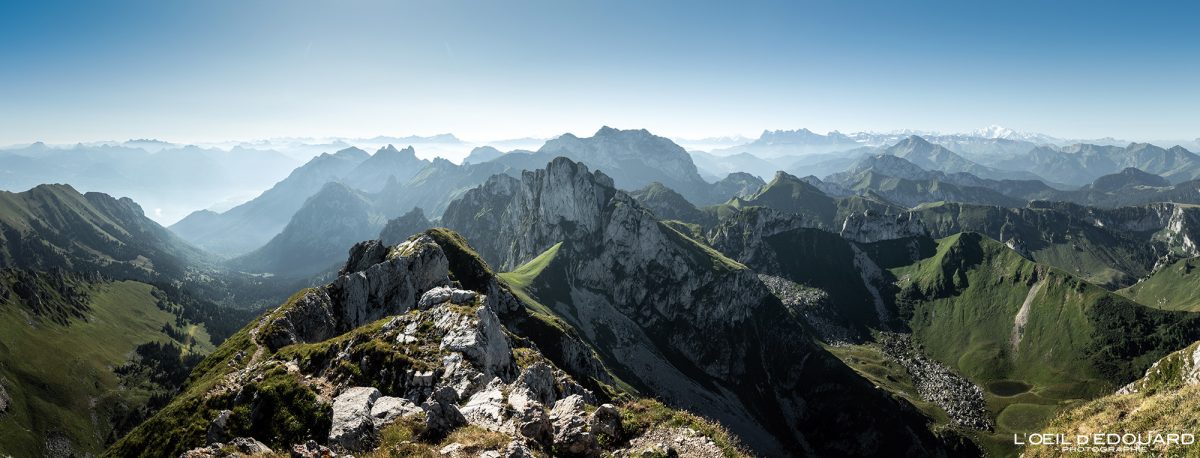 Sommet de la Dent d'Oche Massif du Chablais Haute-Savoie France Tourisme Paysage Montagne Randonnée Outdoor Nature Hiking Mountain Landscape