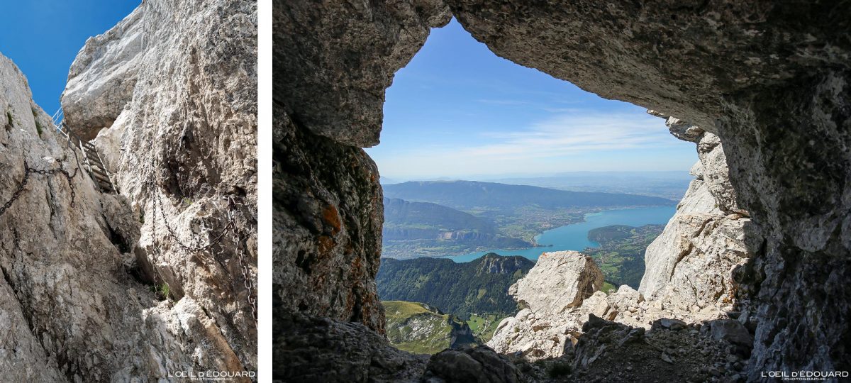 Chaînes et Échelles La Tournette Haute-Savoie France Tourisme Randonnée Montagne Paysage Outdoor Nature Hiking Mountain Landscape