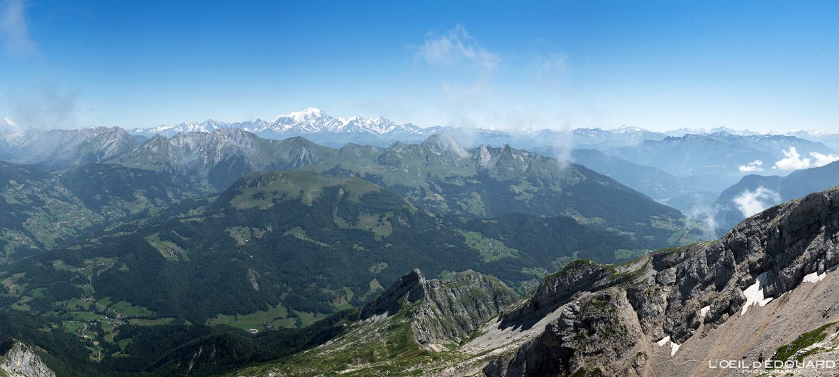 Vue Sommet La Tournette Haute-Savoie France Tourisme Randonnée Montagne Paysage Outdoor Nature Hiking Mountain Landscape Panorama View