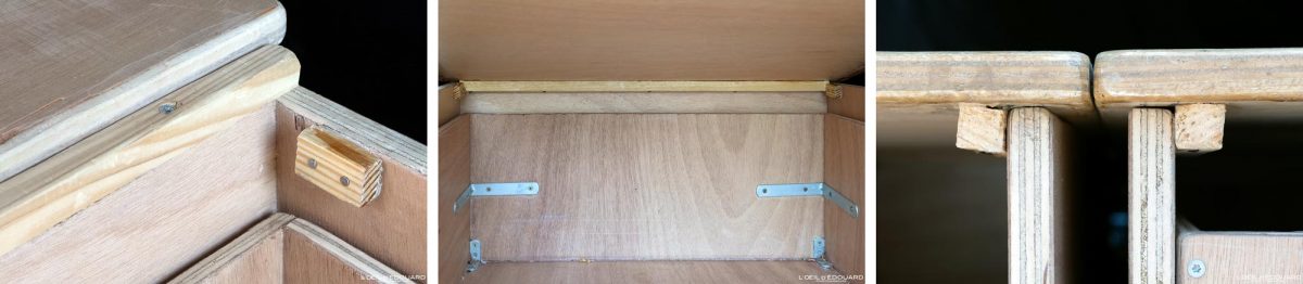 Structure en bois Caissons Lit - Bricolage Idée Aménagement Voiture Utilitaire Fourgon en Van pour Dormir dedans Road Trip Voyage Travel Car Craft Layout to Sleep in VanLife