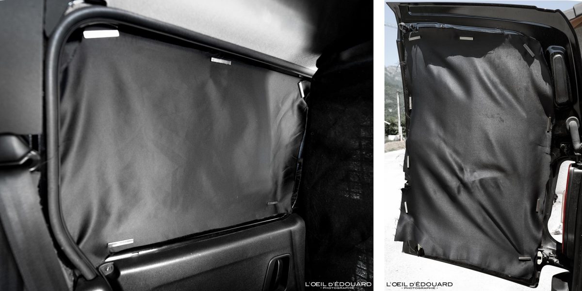 Rideau Vitre - Bricolage Idée Aménagement Voiture Utilitaire Fourgon en Van pour Dormir dedans Road Trip Voyage Travel Car Craft Layout to Sleep in VanLife