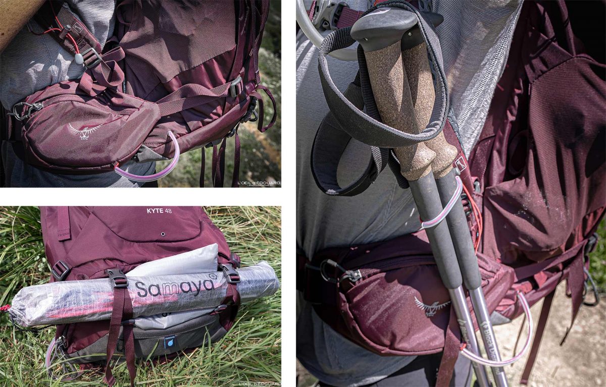 Test Sac à dos Osprey Kyte 48 Backpack Review Randonnée Femme Montagne Nature Outdoor Hike Mountain Hiking Woman Trekking