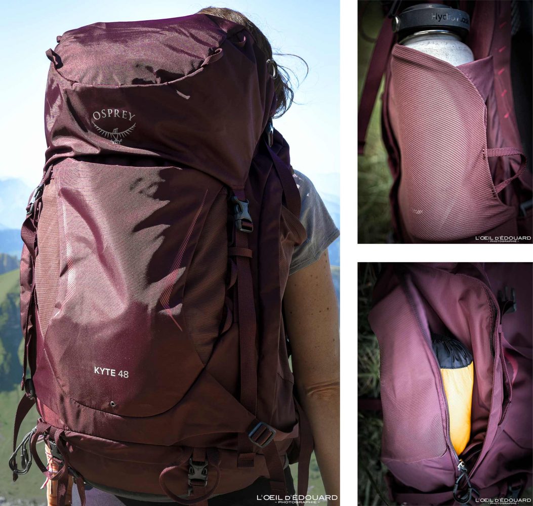 Test Sac à dos Osprey Kyte 48 Backpack Review Randonnée Femme Montagne Nature Outdoor Hike Mountain Hiking Woman Trekking