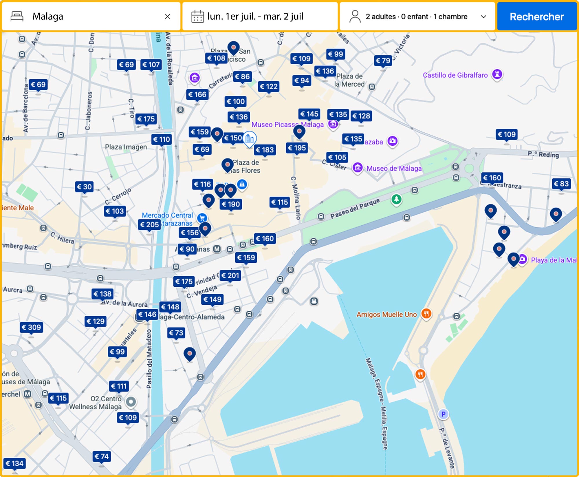 Booking - Réserver un hôtel à Malaga, Espagne - Blog Voyage Trace Ta Route