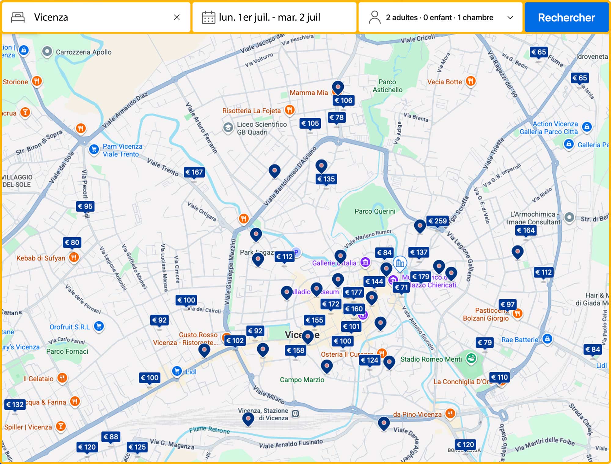Booking - Réserver un hôtel à Vicenza, Italie - Blog Voyage Trace Ta Route