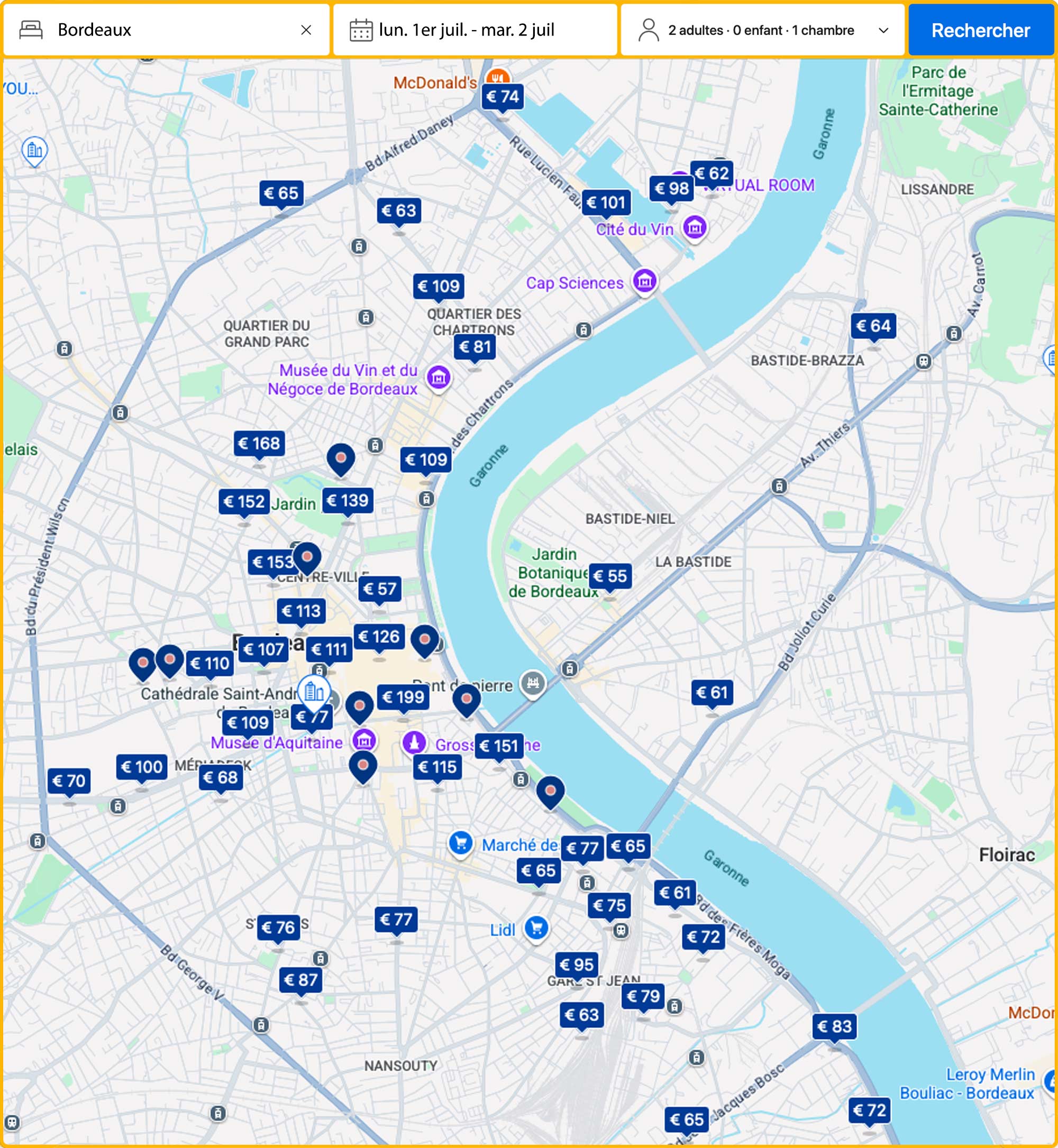 Booking - Réserver un hôtel à Bordeaux, Gironde - Blog Voyage Trace Ta Route