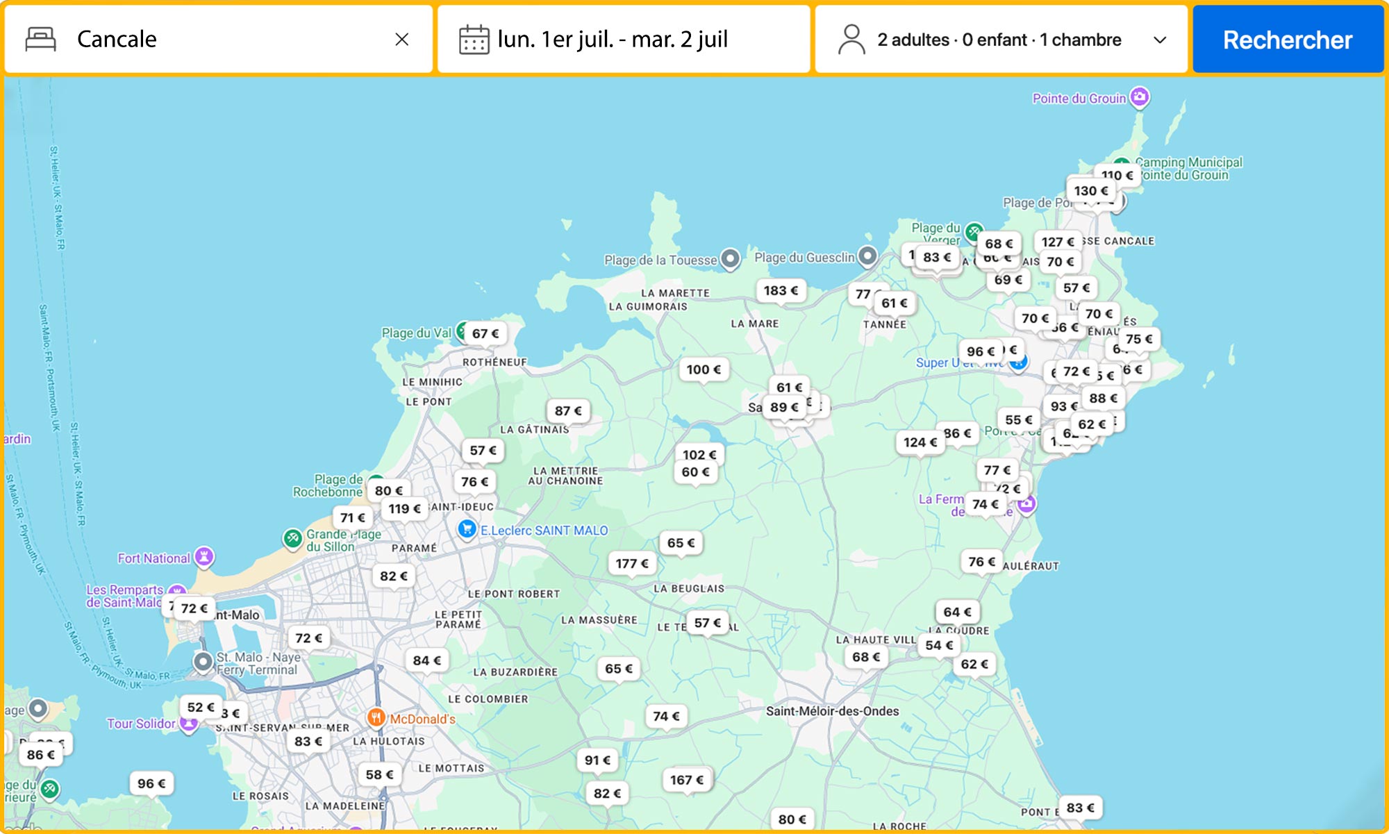Booking - Réserver un hôtel à Cancale, Bretagne - Blog Voyage Trace Ta Route