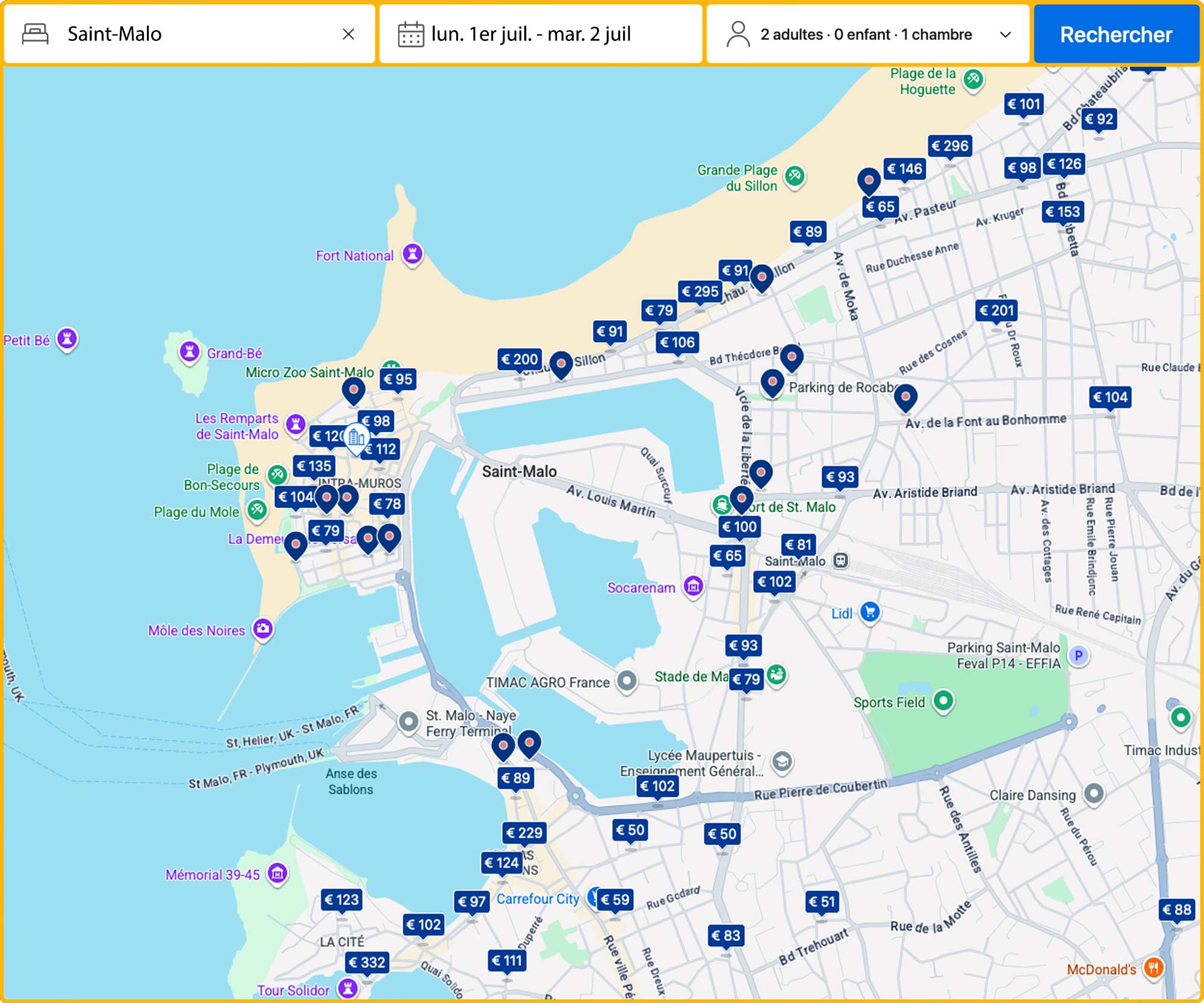 Booking - Réserver un hôtel à Saint-Malo, Bretagne - Blog Voyage Trace Ta Route
