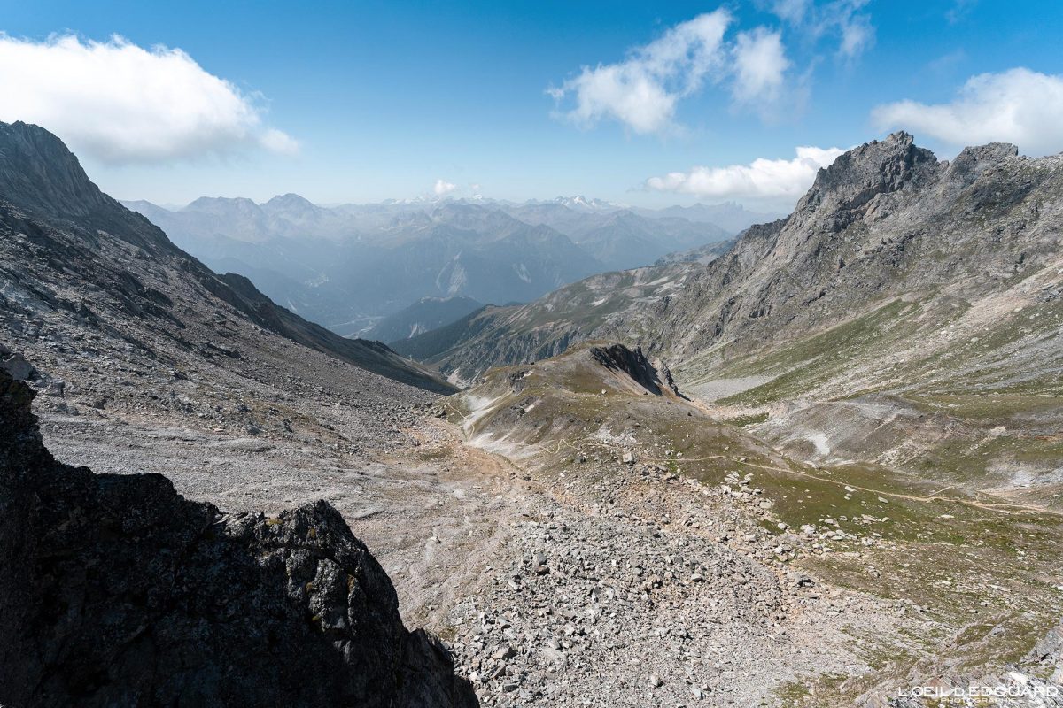 Vallon de la Masse Col de la Masse Randonnée Rateau d'Aussois Haute Maurienne Massif de la Vanoise Savoie Alpes France Tourisme Paysage Montagne Nature Outdoor Landscape Mountain Hiking
