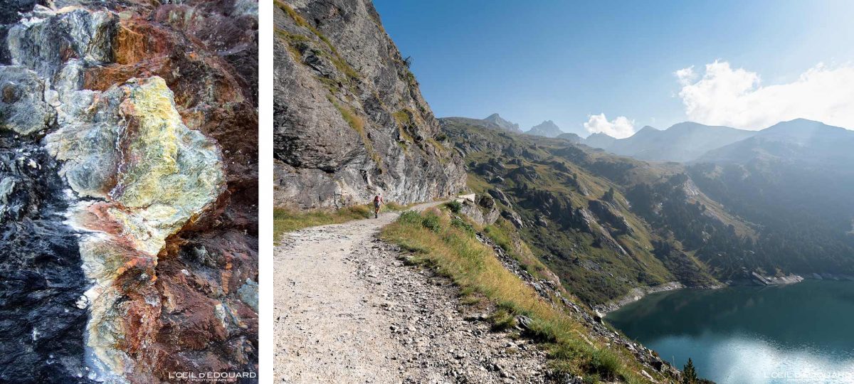Lac Barrage Plan d'Amont Randonnée Aussois Haute Maurienne Massif de la Vanoise Savoie Alpes France Tourisme Paysage Montagne Nature Outdoor Lake Landscape Mountain Hiking