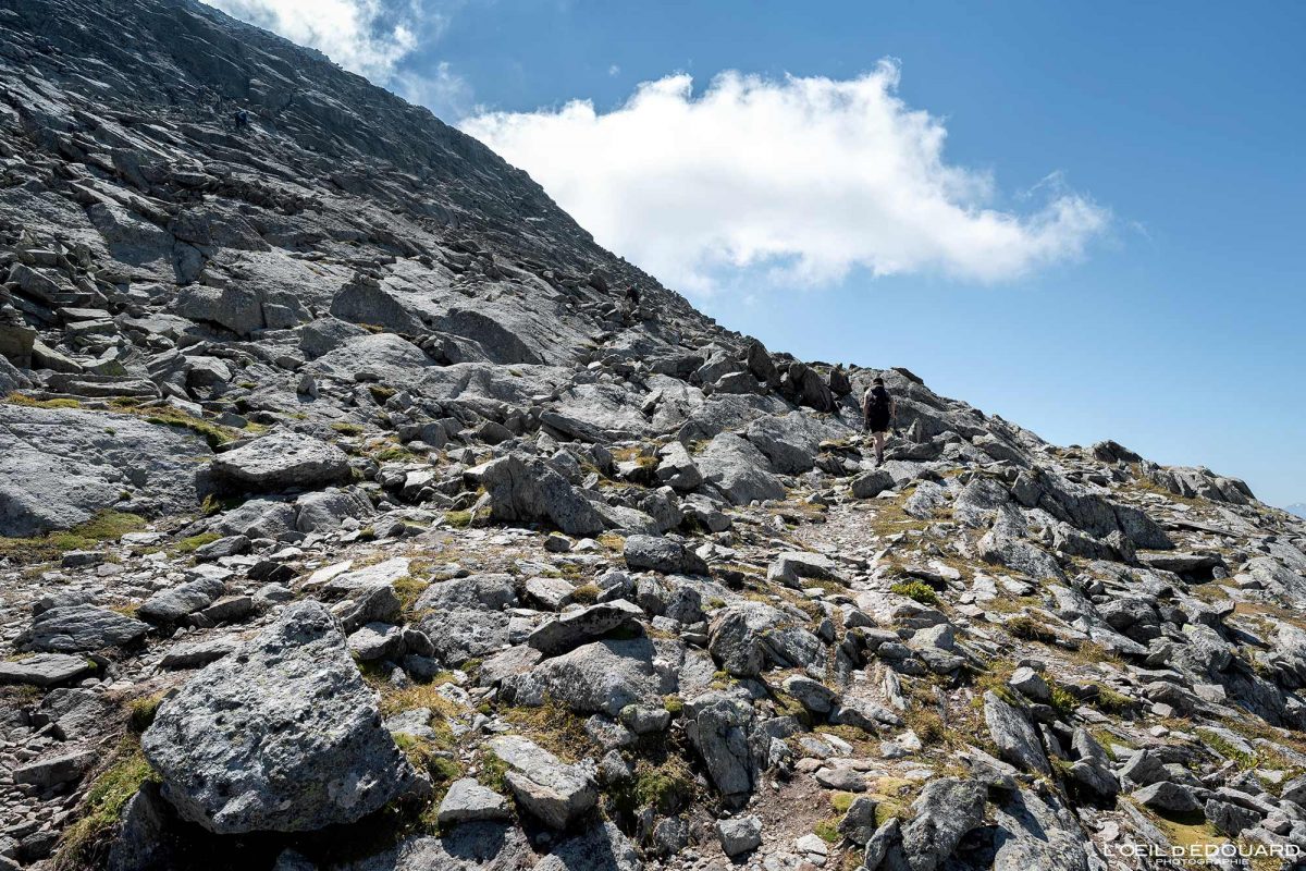 Itinéraire Randonnée Rateau d'Aussois Haute Maurienne Massif de la Vanoise Savoie Alpes France Tourisme Paysage Montagne Nature Outdoor Landscape Mountain Hiking